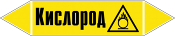 Маркировка трубопровода "кислород" (пленка, 252х52 мм) - Маркировка трубопроводов - Маркировки трубопроводов "ГАЗ" - . Магазин Znakstend.ru